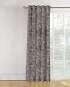Blue custom curtains in texture design in polyester fabric for windows